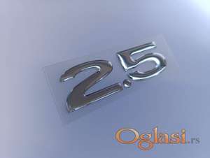 2.5 2.0 stiker oznaka za auto